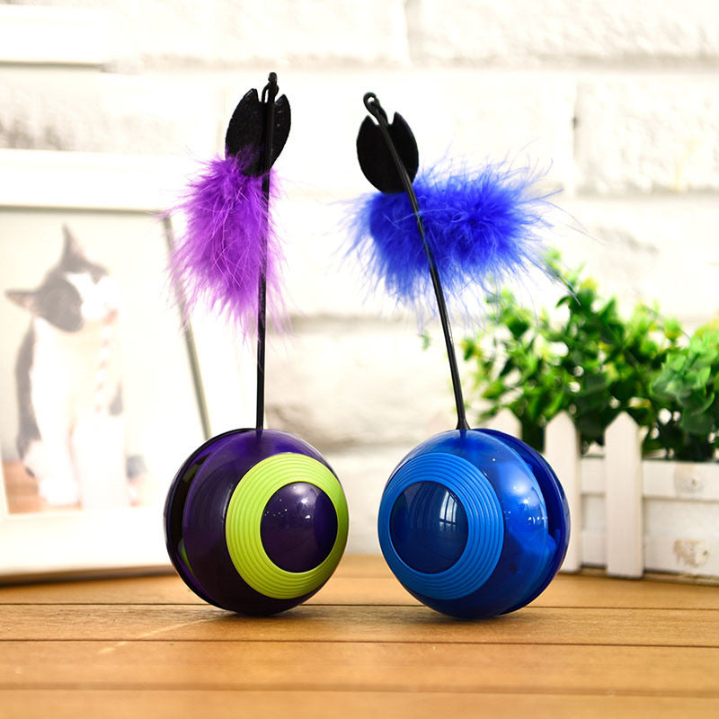 Roller-type tumbler electric pet toy