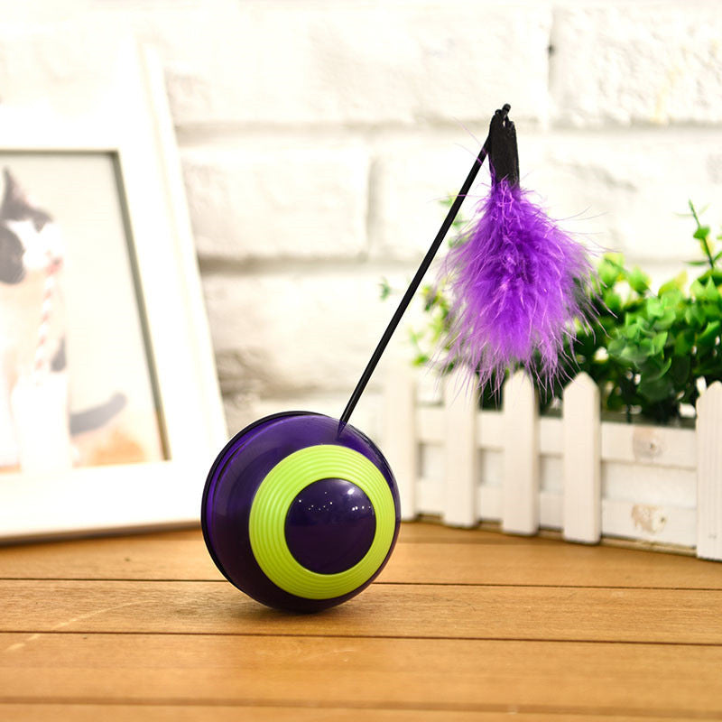 Roller-type tumbler electric pet toy