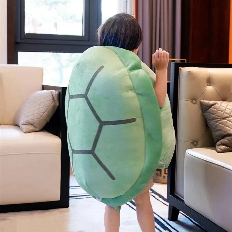 Funny Turtle Shell Plush Toy Only For Kids Sleeping Bag Stuffed Soft Tortoise Pillow Cushion Hot Sale Creative Christmas Gift