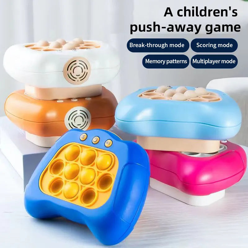 Push Game Pop Electronic Pushit Pro Super Bubble Pop Game Light Push Up Poplight Antistress Fidget Toys for Kids Adult Gift