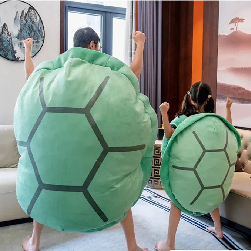 Funny Turtle Shell Plush Toy Only For Kids Sleeping Bag Stuffed Soft Tortoise Pillow Cushion Hot Sale Creative Christmas Gift