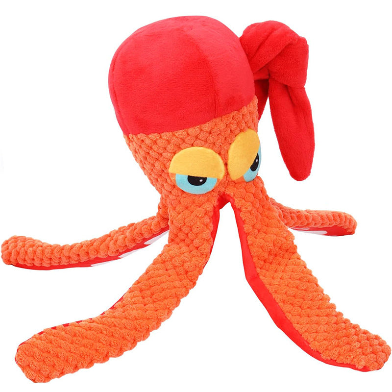 Pet Plush Toy Octopus Dog Puzzle